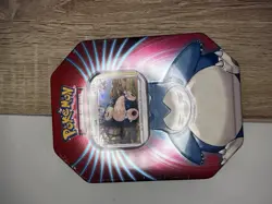 Pokemon TCG Snorlax Mighty Mysterious Tin - Factory Sealed w/ Foil Promo Card - Image 2