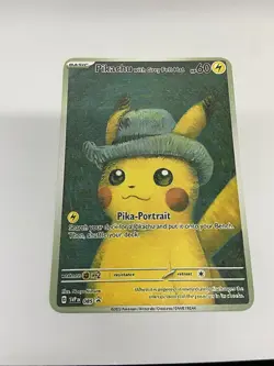 Pikachu Van Gogh Gold Metal Pokemon Card-Collectible Gift Display！ ff - Image 4