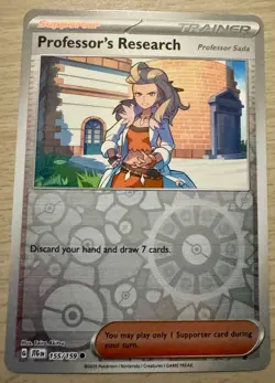 Professor's Research Sada 155/159 Journey Together Reverse Holo Trainer Card - Image 1