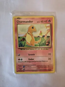 Pokemon Trading Card Game card featuring Charmander from the XY Evolutions set - Image 1