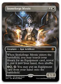 Stoneforge Mystic (Borderless) #29 (NM) Special Guests SPG Magic MTG - Image 1