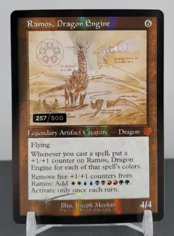 Ramos, Dragon Engine, Schematic Retro Frame (BRR) Serialized 257/500, MTG - Image 1