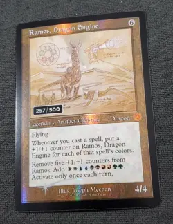 Ramos, Dragon Engine, Schematic Retro Frame (BRR) Serialized 257/500, MTG - Image 5