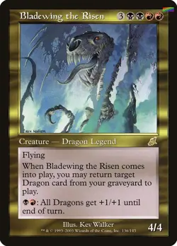 Bladewing the Risen [SCG - 136] - LP [Foil] TCG MTG - Image 1