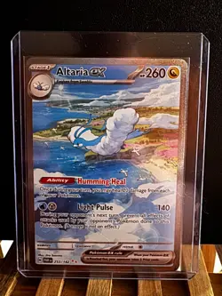 Pokemon TCG Altaria EX Holo Card Sv04: Paradox Rift 253/182 NM English - Image 1