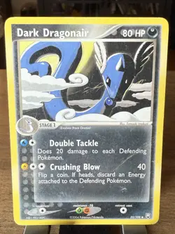 Pokemon Dark Dragonair EX Team Rocket Returns 32/109 English - DMG - Image 1