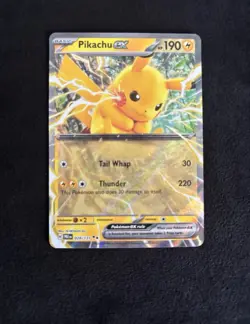 Pikachu ex 028/131 Sv: Prismatic Evolutions Holo Pokemon TCG - NM MINT - Image 1