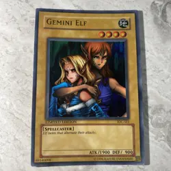 Yugioh - Gemini Elf - IOC-SE1 - Ultra Rare - Limited Edition - Image 1
