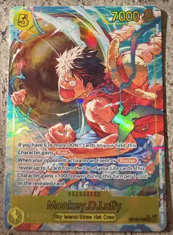 One Piece Monkey D Luffy Alt Art SEC Adventure On Kami's Island Op-15 English - Image 1