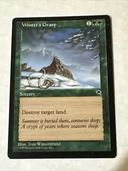 Winter’s Grasp X1 Tempest Ex Condition See Pics Front Back Mtg - Image 1