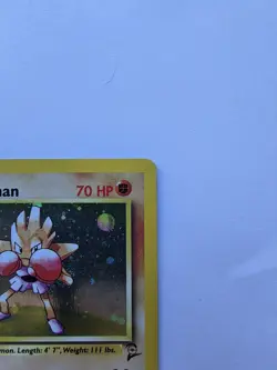 Pokemon TCG Hitmonchan Base Set 2 Holo Unlimited Rare Card 8/130 NM / LP Wotc - Image 5