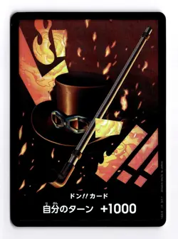 DON Card Textured Foil Sabo JAPANESE PRB-01 Premium The BEST One Piece TCG NM - Image 1