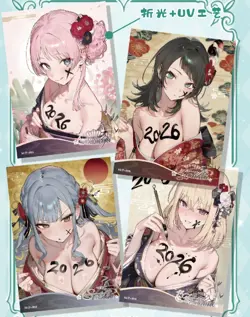 Genki Parade 3: Spicy Anime Waifu Cards 13 Pack Booster Box US stock - Image 4