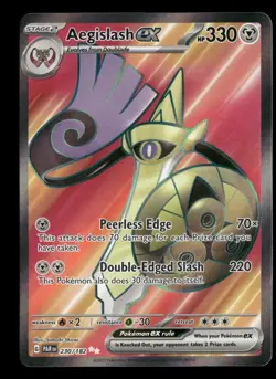 Aegislash ex - 230/182 - Ultra Rare - Paradox Rift - Pokemon Card - NM/M - Image 1