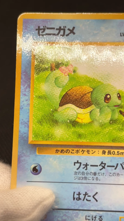 Squirtle No.007 Intro Pack Deck Old Back Glossy 1999 Japanese Pokemon Card - Image 2
