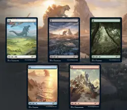MTG Secret Lair The Godzilla Lands In Hand Brand New Sealed With Planeswalker - Image 1