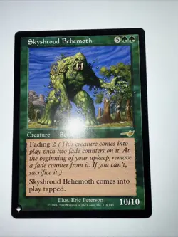 MTG - Skyshroud Behemoth The List Reprints Regular - - Image 1
