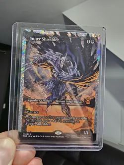 Super Shredder Showcase Fracture Foil NM Teenage Mutant Ninja Turtles MTG TMNT - Image 1