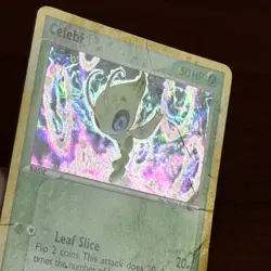 Celebi 029 Holo Black Star Promo Pokemon Card DMG - Image 4
