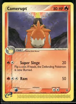 Pokemon - Camerupt 24/97 Dragon LP - Image 1