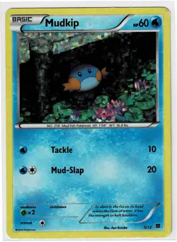 Mudkip 5/12 Pokemon XY McDonalds Holo Promo HP - Image 1