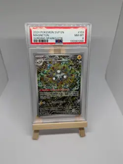 Pokemon Magneton SVP159 Surging Sparks ETB Promo - Graded Slab PSA 8 - Image 1