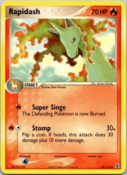 Rapidash 52/113 Delta Species Pokemon TCG NM - Image 1