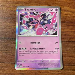 Pokemon - Enamorus 093/167 - Holo Rare - Twilight Masquerade - NM/M - Image 1