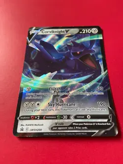 Corviknight V SWSH200 ULTRA RARE HOLO Black Star Promo Pokemon TCG Sword Shield - Image 2