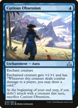 MTG Curious Obsession ** Rivals of Ixalan ** English - Image 1
