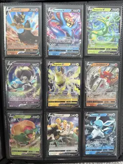 Pokemon Full Art V Holo Lot Of 15 - Sword & Shield Era (NM Condition) - Image 1