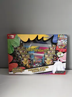 Pokemon TCG Ascended Heroes Premium Poster Collection Mega Lucario New Sealed - Image 1