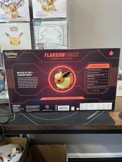 Pokemon TCG: Flareon VMAX Premium Collection Box New Sealed Box - Image 2