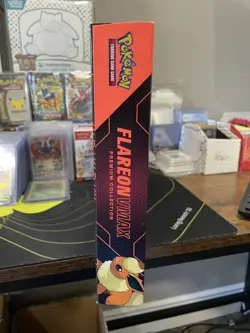 Pokemon TCG: Flareon VMAX Premium Collection Box New Sealed Box - Image 4