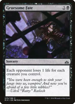 MTG Gruesome Fate ** Rivals of Ixalan ** English - Image 1