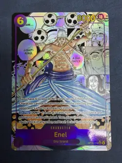 OP15-118 Enel Manga Rare Card One Piece Adventure On Kamis Island English NM - Image 1