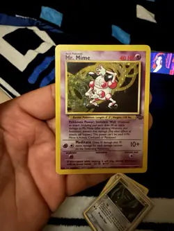 Pokemon Mr. Mime Jungle 6/64 40 HP Holo Rare Unlimited Holo English - Image 1