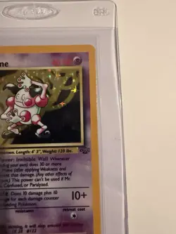 Pokemon Mr. Mime 6/64 Jungle Holo Rare Unlimited 40 HP English 1999 WOTC - Image 4