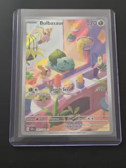 Pokemon TCG Bulbasaur 143/142 Stellar Crown Illustration Rare Card Near Mint - Image 1