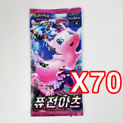 70+7 PACKS Fusion Strike(Arts)+Random Pokemon Card Booster Factory Sealed KOREAN - Image 2