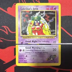 LP Sabrina's Jynx 59/132 - Gym Heroes Set - Pokemon Card - Image 1