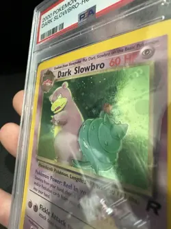 Pokemon TCG Team Rocket Dark Slowbro Holo Rare 12/82 PSA 6 TCG CARD - Image 5