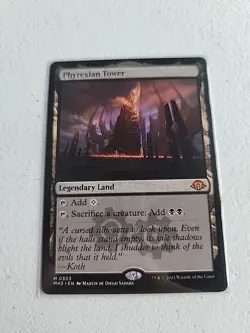 MTG Phyrexian Tower (Mythic) Modern Horizons 3 N/M #M13 - Image 1