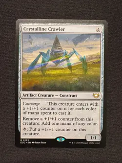 CRYSTALLINE CRAWLER Commander: Edge of Eternities - Magic: The Gathering - NM/M - Image 1