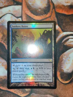 FOIL Sunken Ruins Shadowmoor SHM MTG Magic the Gathering 1st Edition - Image 1