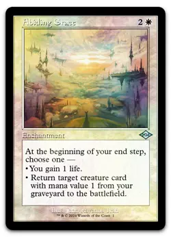 Abiding Grace (Retro Frame) #1 (Foil) (NM) Modern Horizons 2 MH2 Magic MTG - Image 1
