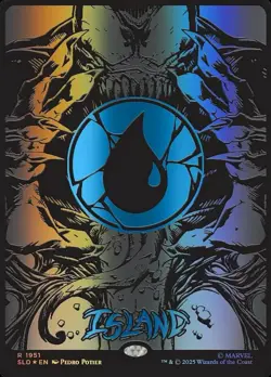 MTG Island (1951) - Raised Foil, NM-Mint, English Secret Lair Drop Series - Image 1