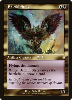 Baleful Strix ** Retro Frame ** #120 - The Brother's War - NM MTG - Image 1