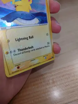 Pokemon Pikachu 12/17 POP Series 5 Rare Holo Bleed - Corrected Back LP - Image 5