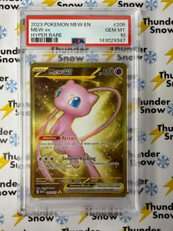 Mew ex #205 Hyper Rare Mew 151 2023 Pokemon PSA 10 143029347 - Image 1